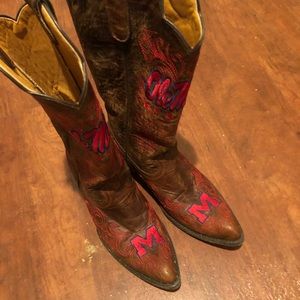 Ole Miss Gameday boots